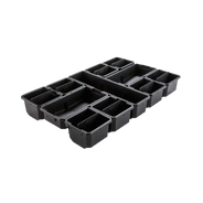 caixa organizadora maktrak com tampa transparente t90059 makita