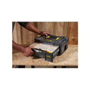 caixa organizadora plastica com 1 gaveta fmst171968 pro stack stanley