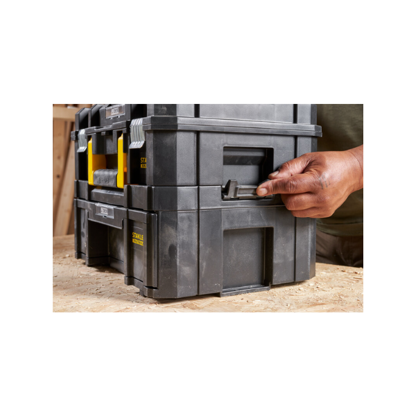 caixa organizadora plastica com 1 gaveta fmst171968 pro stack stanley