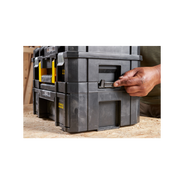 caixa organizadora plastica com 1 gaveta fmst171968 pro stack stanley