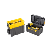 caixa organizadora plastica com rodas essential 3 em 1 stst18631 stanley