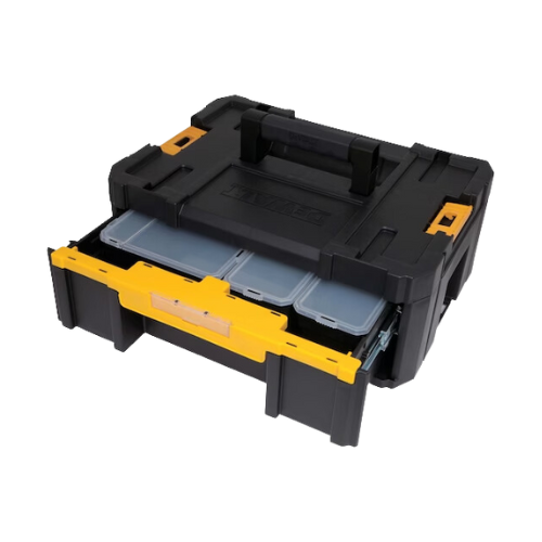 caixa organizadora rasa com gaveta profunda dwst17803 dewalt