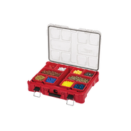 caixa organizadora tampa transp plast packout 48228430 milwaukee 538573