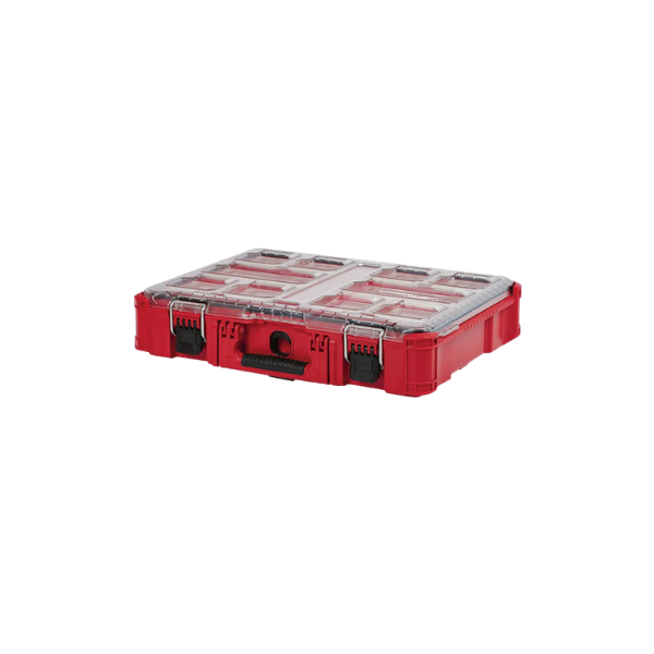 caixa organizadora tampa transp plast packout 48228430 milwaukee 538573