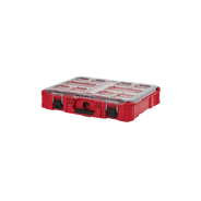 caixa organizadora tampa transp plast packout 48228430 milwaukee 538573