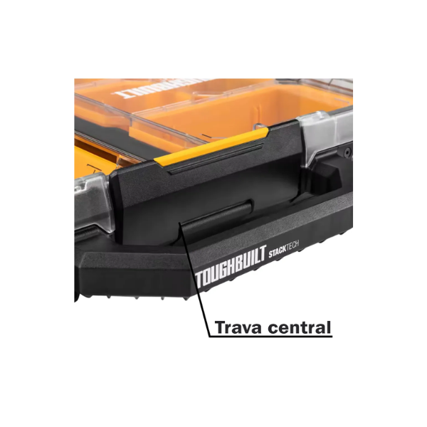 CAIXA ORGANIZADORA TAMPA TRANSP PLAST STACKTECH TBB1O10 TOUGHBUILT