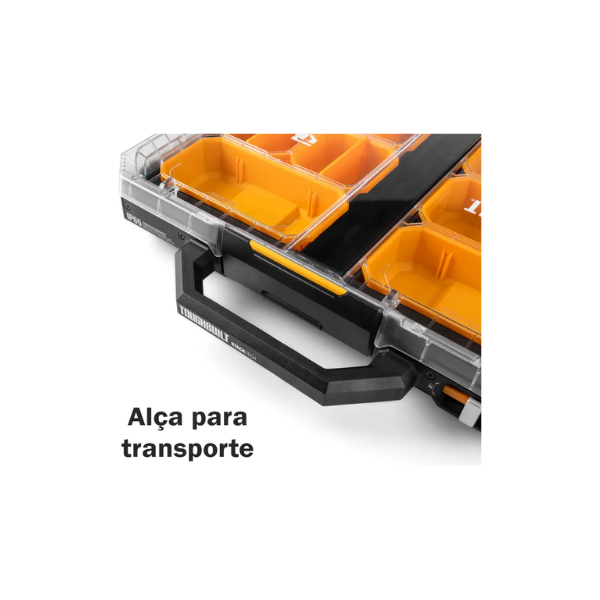 CAIXA ORGANIZADORA TAMPA TRANSP PLAST STACKTECH TBB1O10 TOUGHBUILT