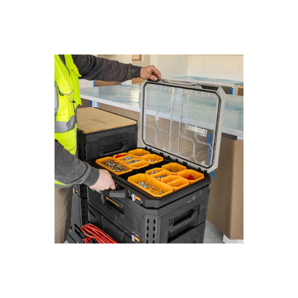 CAIXA ORGANIZADORA TAMPA TRANSP PLAST STACKTECH TBB1O10 TOUGHBUILT