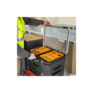 CAIXA ORGANIZADORA TAMPA TRANSP PLAST STACKTECH TBB1O10 TOUGHBUILT