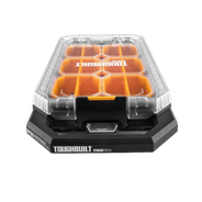 Caixa Organizadora Tampa Transparente Plástica Stacktech TBB1O10C Toughbuilt