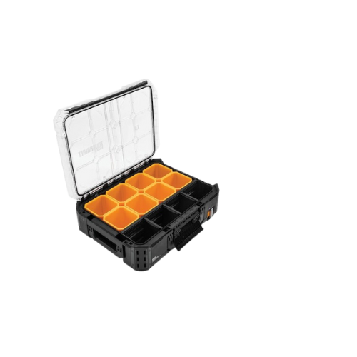 Caixa Organizadora Tampa Transparente Plástica Stacktech TBB1O30 Toughbuilt