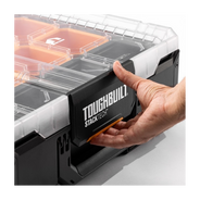 Caixa Organizadora Tampa Transparente Plástica Stacktech TBB1O30 Toughbuilt