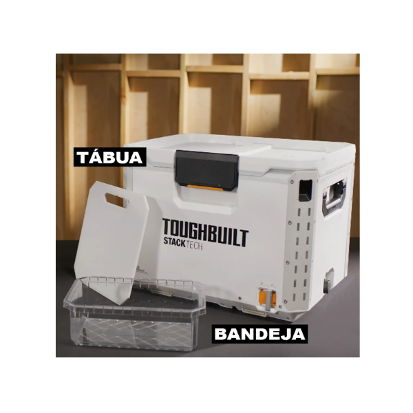 CAIXA TERMICA COOLER GRANDE STACKTECH TBB1C70 TOUGHBUILT