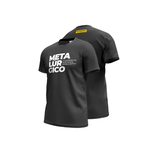 camiseta algodao metalurgico gg dominik