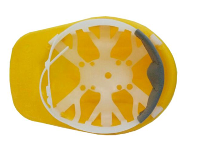 Capacete Segurança Com Carneira Worker Amarelo