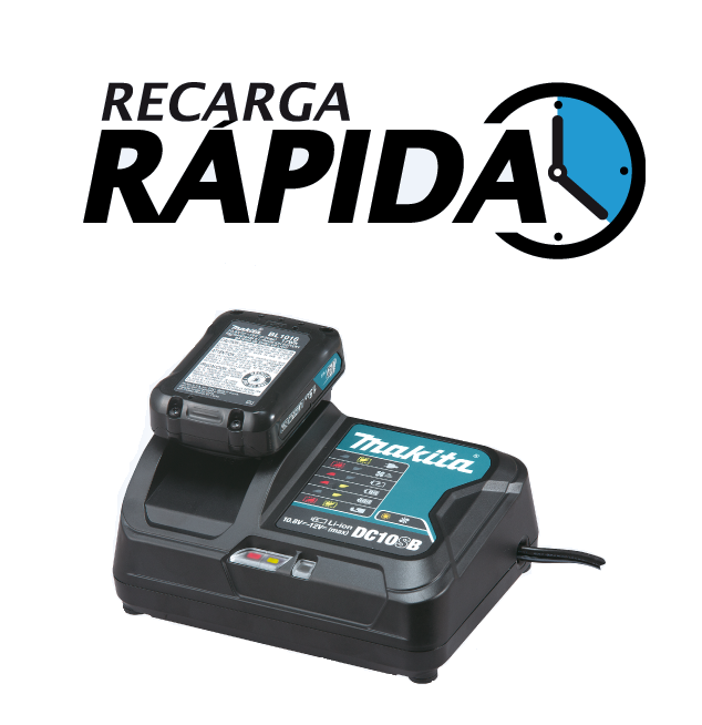 Carregador De Bateria 12V Rápido Slide Dc10Sb-220V Bivolt Makita