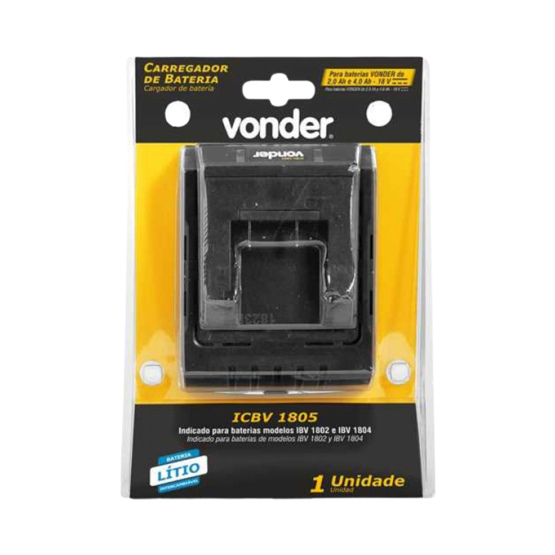 Carregador De Bateria 18v Icbv1805 Vonder