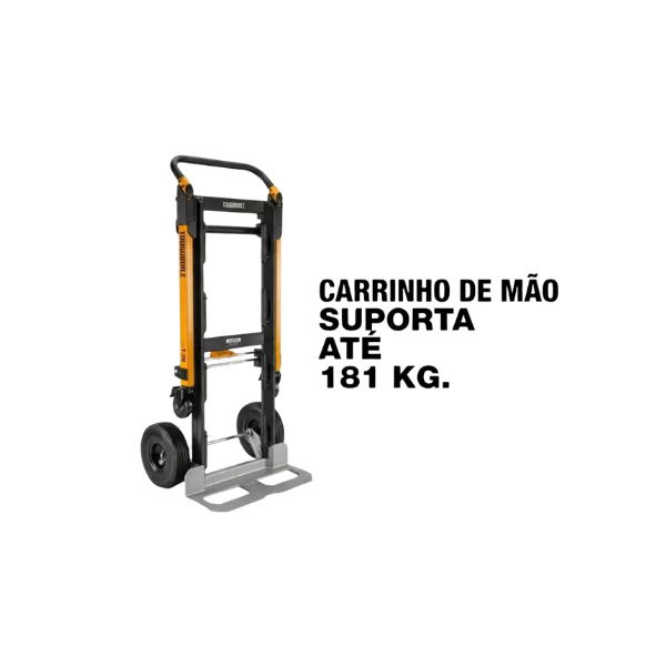 carrinho manual e plataforma 2 em 1 stacktech tbb1t20 toughbuilt