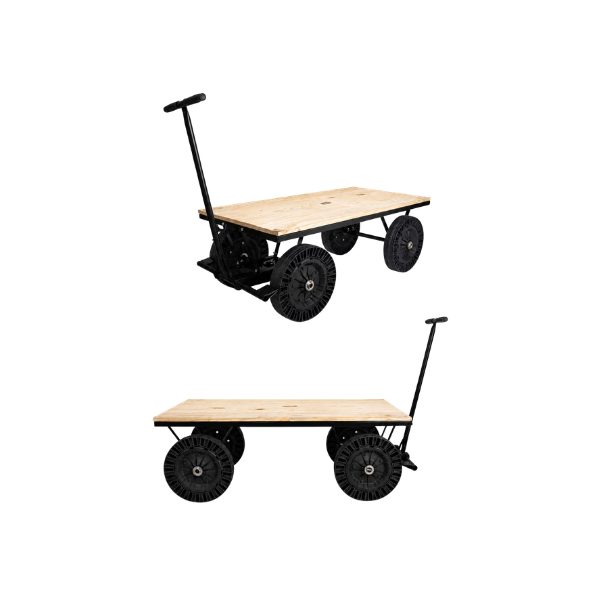 Carrinho Transporte Plataf 300kg Roda Injet Mp300 Lynus