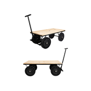 Carrinho Transporte Plataf 300kg Roda Injet Mp300 Lynus