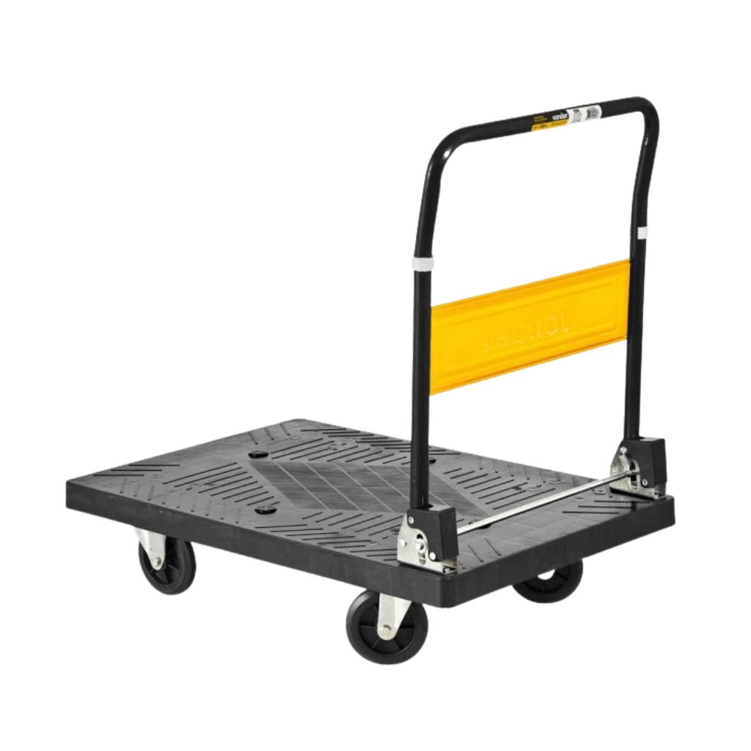 carrinho transporte plataforma 300kg rodizio vonder