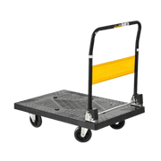 carrinho transporte plataforma 300kg rodizio vonder