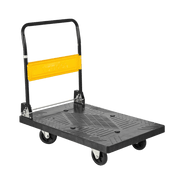 carrinho transporte plataforma 300kg rodizio vonder