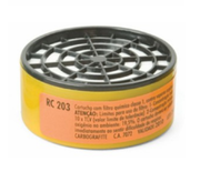 Cartucho para Máscara Filtro Vapores e Gases RC 203 Carbografite