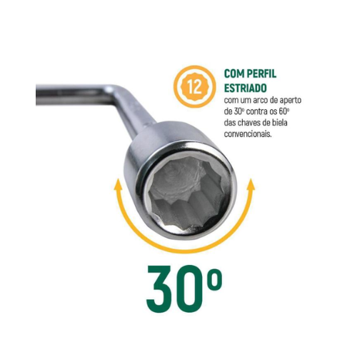 chave biela sextavada 10mm st47513l sata
