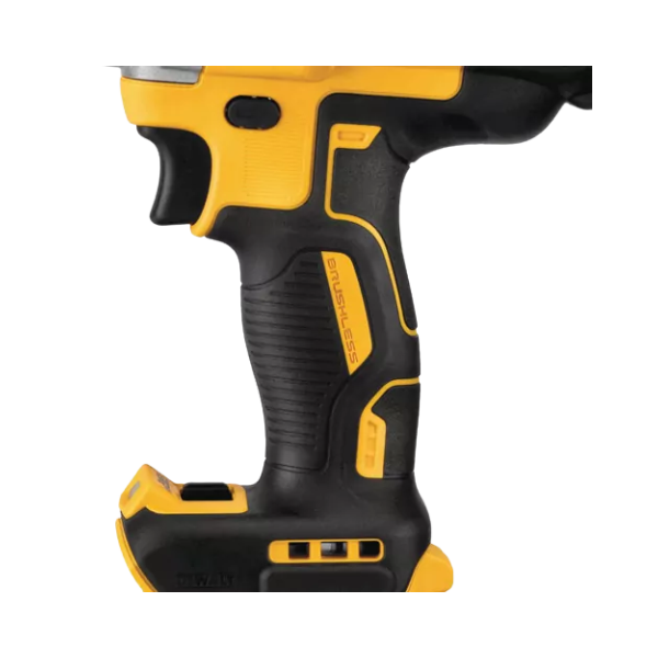 chave de impacto a bateria 20v brushless dcf899 dewalt detalhe punho