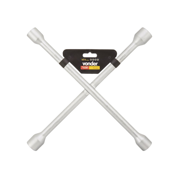 chave de roda cruz 17mm 19mm 21mm 23mm vonder 101147