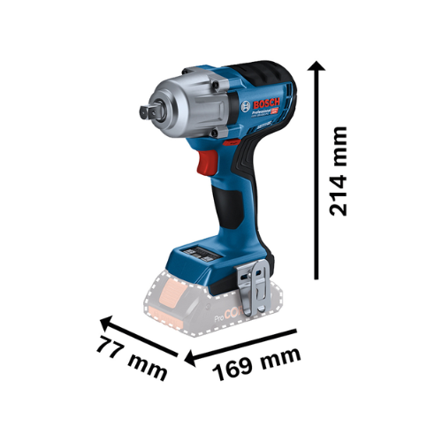 Chave De Impacto 1/2 18v (450nm) Sem Bateria Gds 18v-450 Bosch