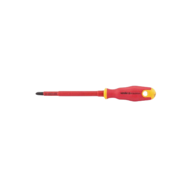 Chave Phillips Isolada VDE Vermelha 6,3mm (1/4) X 4" (100mm) Vonder