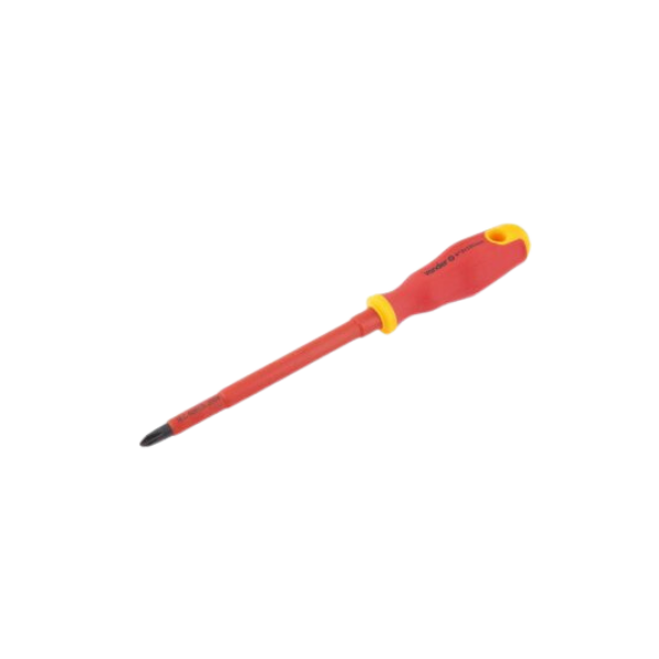 Chave Phillips Isolada VDE Vermelha 6,3mm (1/4) X 4" (100mm) Vonder
