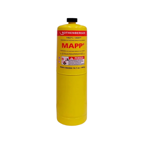 cilindro descartavel gas mapp pro 400g r35539 rothenberger
