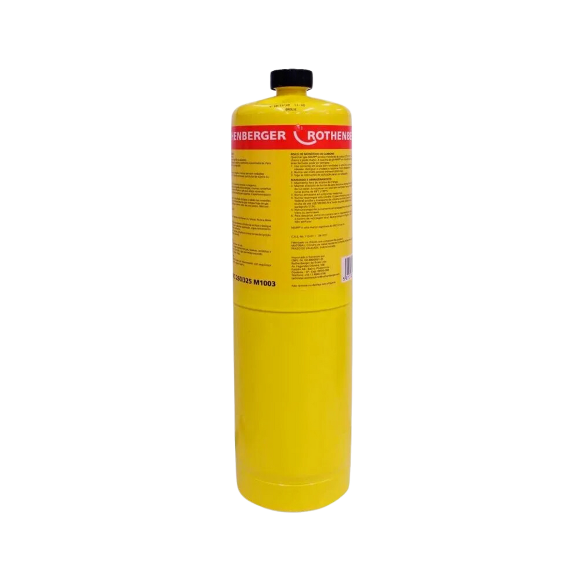 cilindro descartavel gas mapp pro 400g r35539 rothenberger
