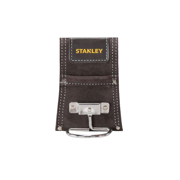 coldre de couro com gancho martelo stanley