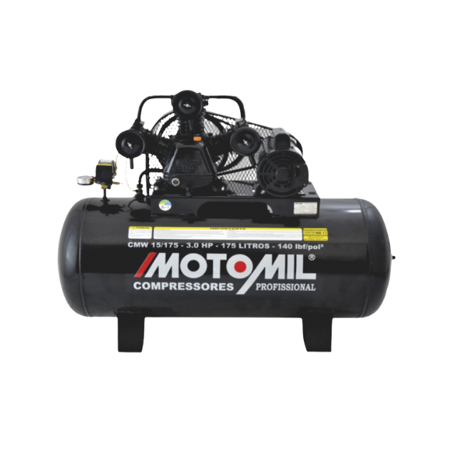 compressor de ar cmw 15 175i 3hp mono motomil