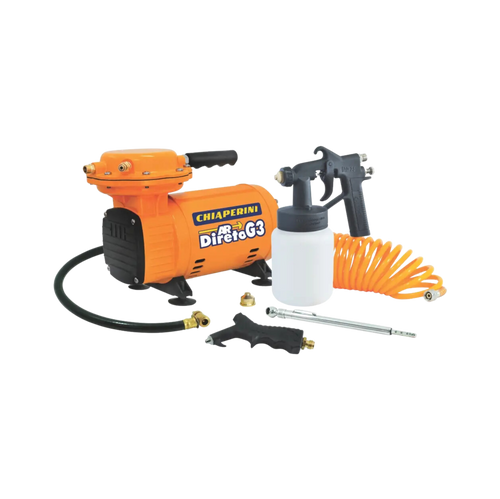 Compressor De Ar Direto 1 3 Hp Mono com Kit Pintura Chiaperini
