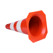 cone seguranca 50cm laranja branco worker
