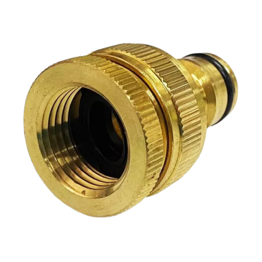 Conector Para mangueira Rosca 12 Encaixe 34 Latão Collins - Lateral 1