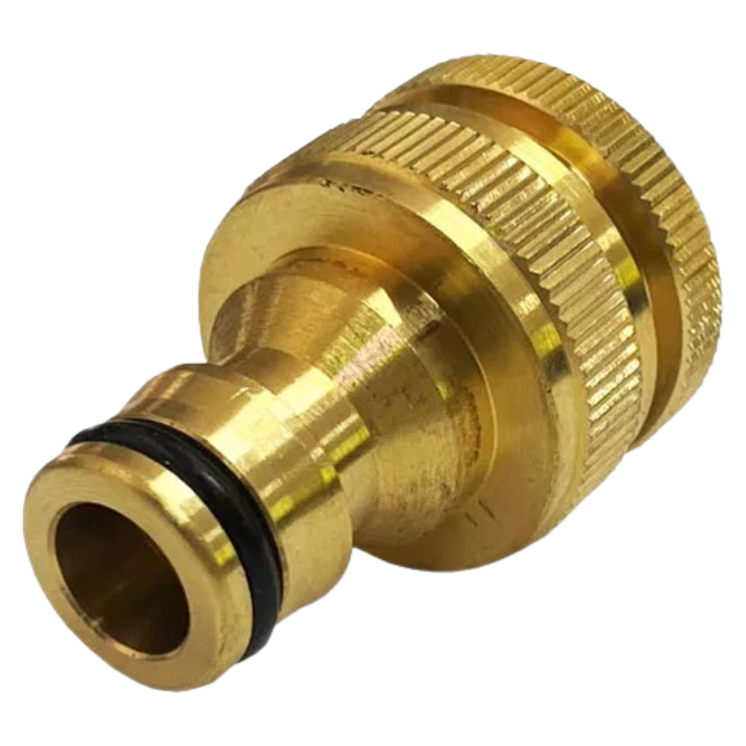 Conector Para mangueira Rosca 12 Encaixe 34 Latão Collins - Lateral 2