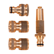 Conjunto Bico De Mangueira 12  4 Peças Latão Collins - Detalhes