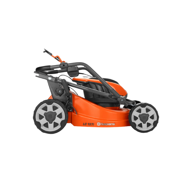 cortador de grama sem bateria 36v lc137i com recolhedor husqvarna