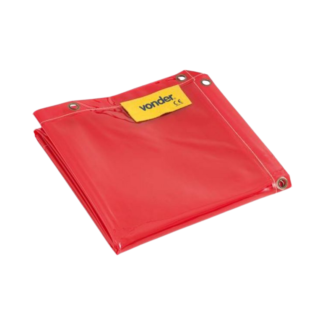 Cortina De Prot P/ Solda 1.22 X 1.78m Laranja Ref. 7530022178 Vonder
