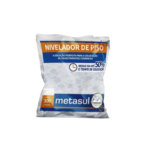 Nivelador de Piso 3mm PCT C/100 REF.010843017 Metasul