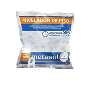 Nivelador de Piso 5mm PCT C/100 REF.010843019 Metasul