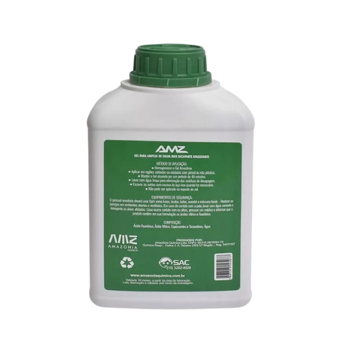 decapante passivante gel para inox 0,500kg amz