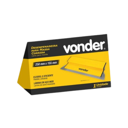 Desempenadeira Aço Lisa 155 25 Vonder