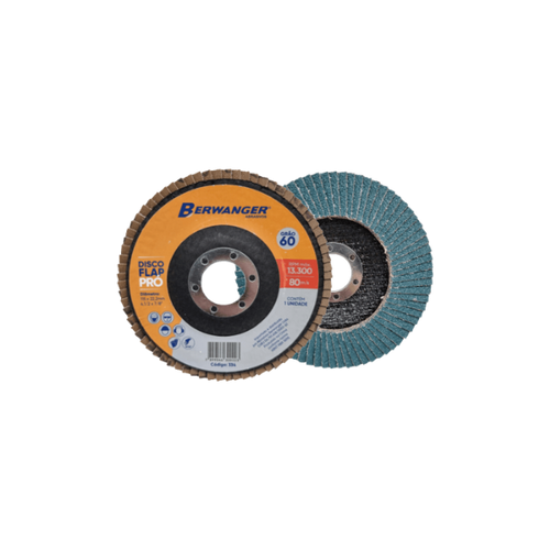 DISCO DE LIXA FLAP PRO 115 X 22MM P40 BERWANGER
